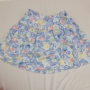 💚5/$20💚Lilly Pulitzer Blue and Yellow Patterned Toddler Skirt